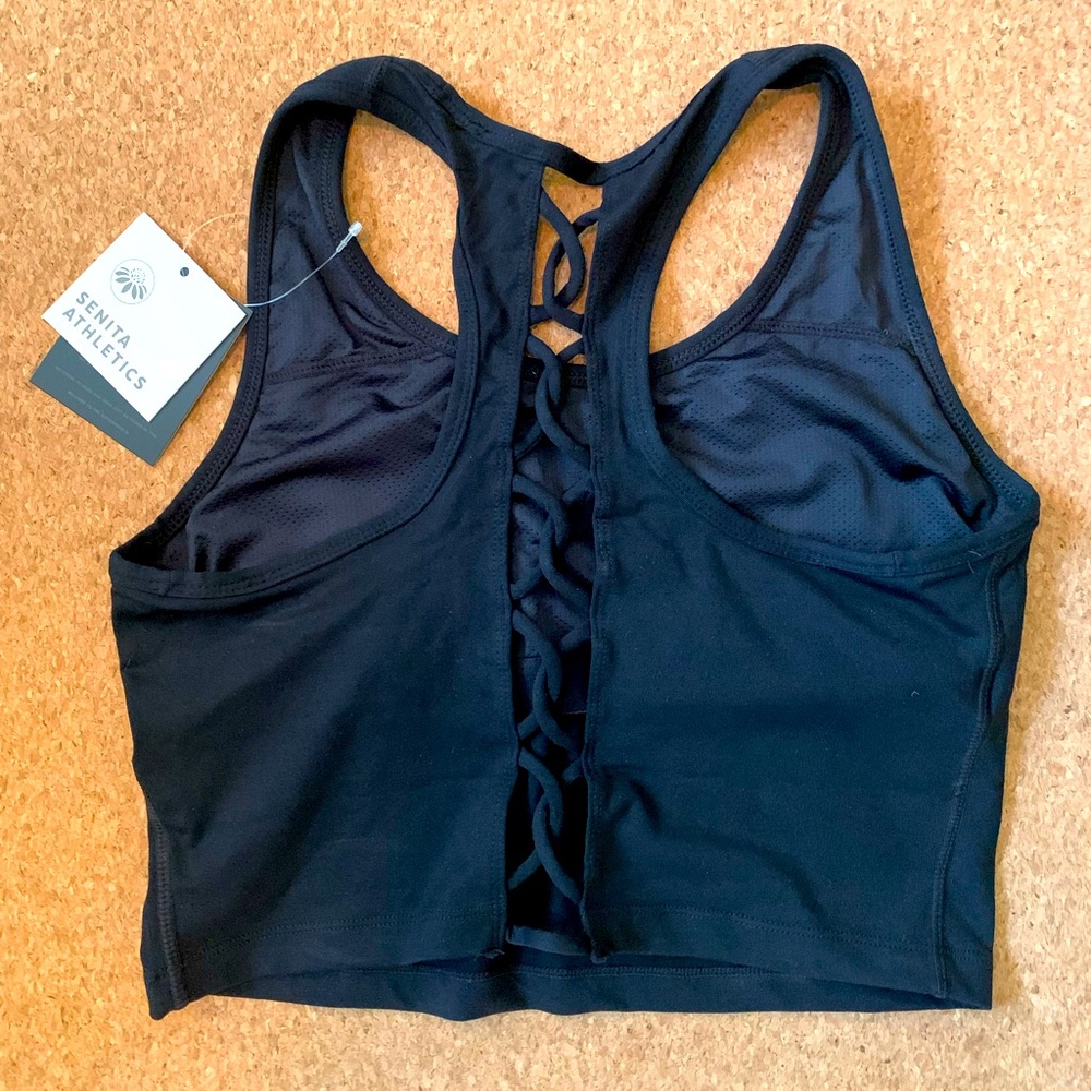 Senita Athletics Cross-back Sports Top